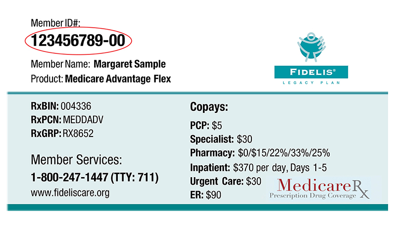 Expired Fidelis Care HMO Card (A257)